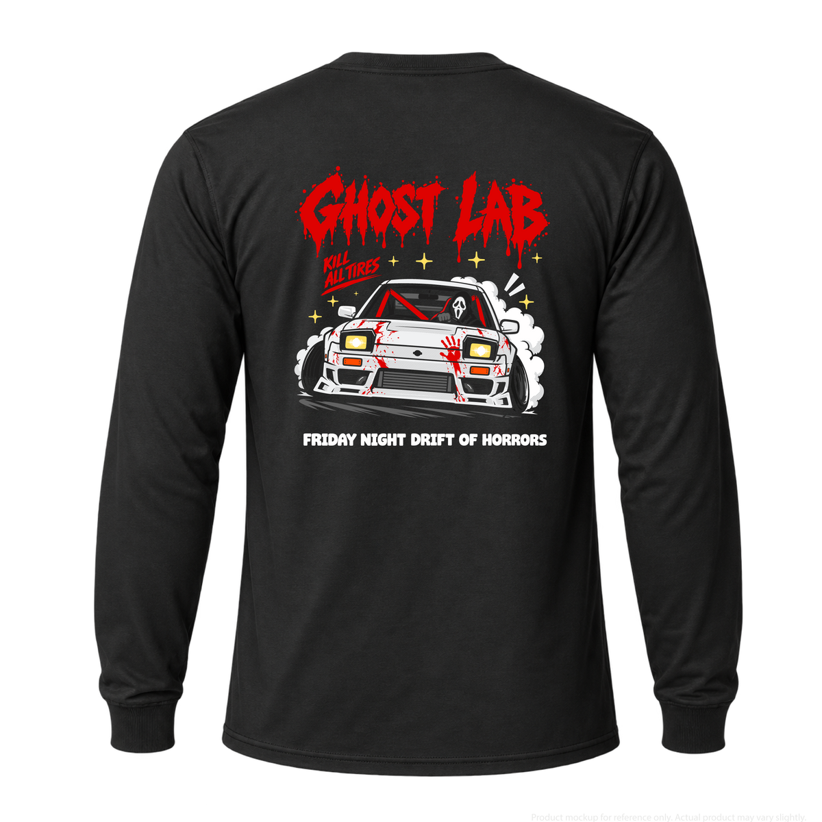 Ghost Lab – Drift of Horrors Long Sleeve Tee