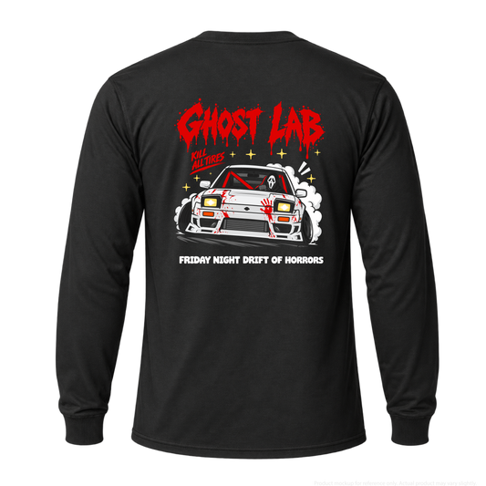 Ghost Lab – Drift of Horrors Long Sleeve Tee